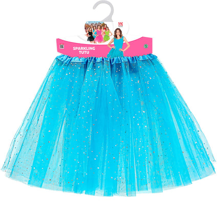 Widmann SRL Blauwe tutu 40cm