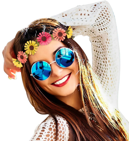 Widmann SRL Bloemen hoofdband met veel kleur