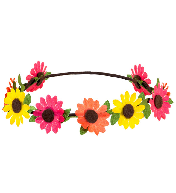 Widmann SRL Bloemen hoofdband met veel kleur