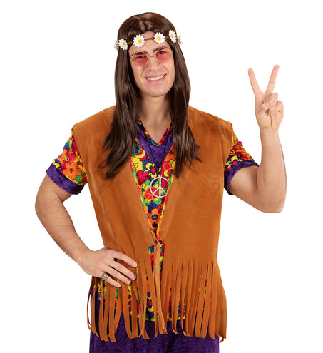 Widmann SRL Bloemen hoofdband voor hippies