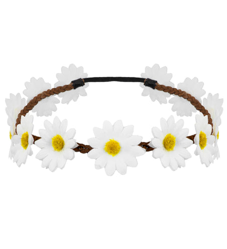 Widmann SRL Bloemen hoofdband voor hippies