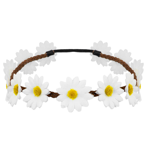 Widmann SRL Bloemen hoofdband voor hippies