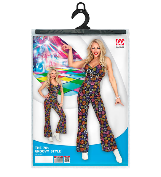 Widmann SRL Bloemenprint jumpsuit jaren 70