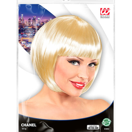 Widmann SRL Blonde boblijn pruik dame