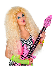 Widmann SRL Blonde krullen pruik disco