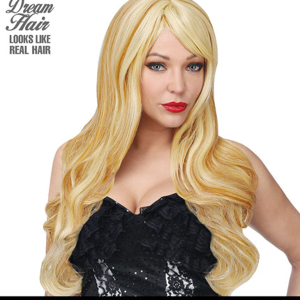 Widmann SRL Blonde pruik lang haar Cosplay Melissa