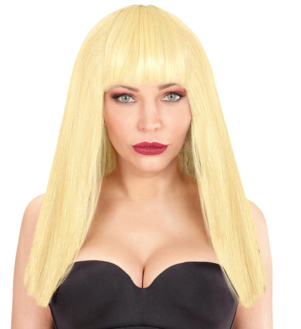 Widmann SRL Blonde pruik met pony