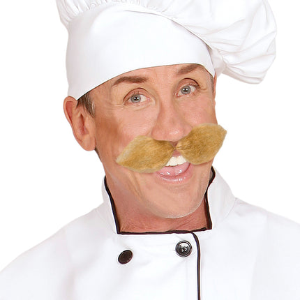 Widmann SRL Blonde snor groot