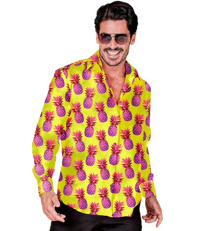 Widmann SRL Blouse neon ananas Ankie