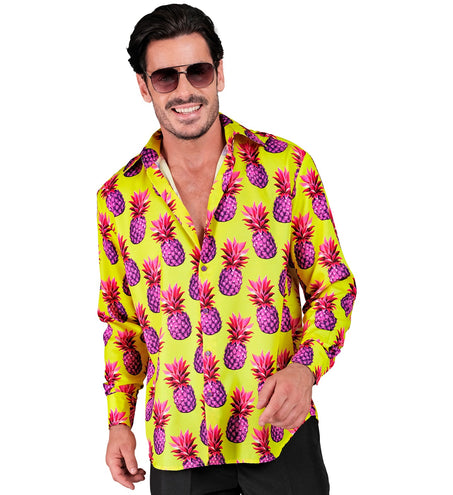 Widmann SRL Blouse neon ananas Ankie
