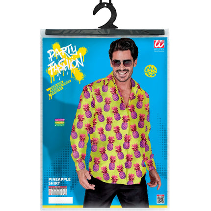 Widmann SRL Blouse neon ananas Ankie