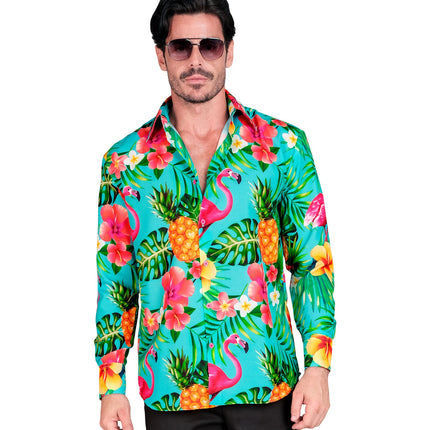 Widmann SRL Blouse neon flamingo Floor