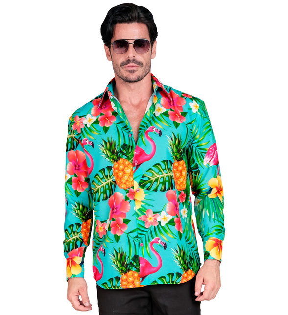 Widmann SRL Blouse neon flamingo Floor