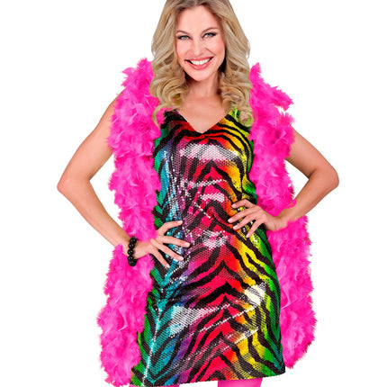 Widmann SRL Boa Esther donker roze 180cm