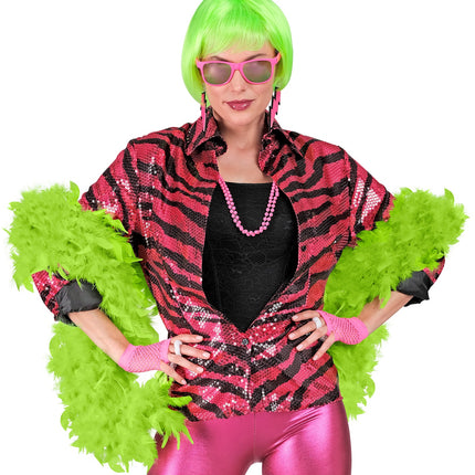 Widmann SRL Boa Esther lime groen 180cm