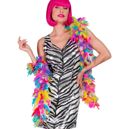 Widmann SRL Boa Esther regenboog 180cm