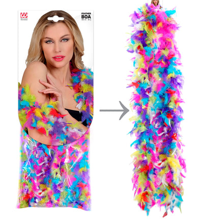 Widmann SRL Boa Esther regenboog 180cm