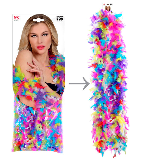 Widmann SRL Boa Esther regenboog 180cm