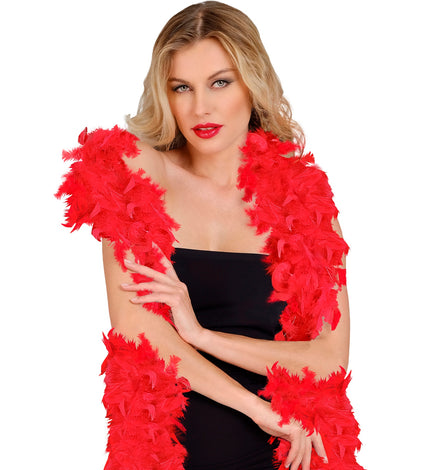 Widmann SRL Boa Esther rood 180cm