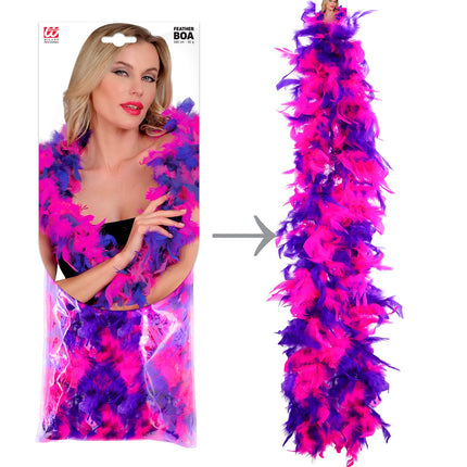 Widmann SRL Boa Joyce paars roze 180cm