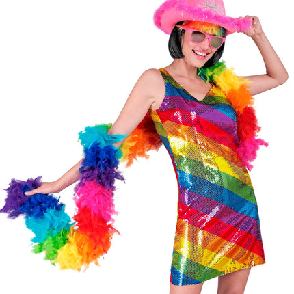 Widmann SRL Boa Joyce regenboog 180cm