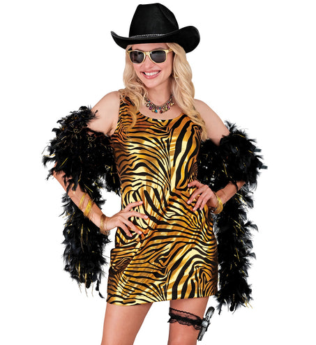 Widmann SRL Boa Joyce zwart goud 180cm