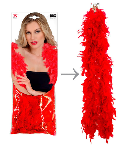 Widmann SRL boa rood 180cm