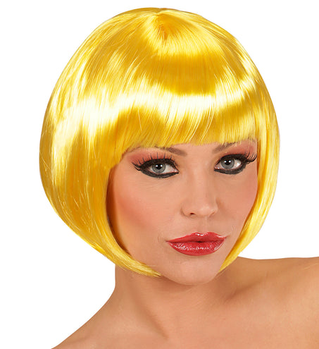 Widmann SRL Boblijnpruik geel dames