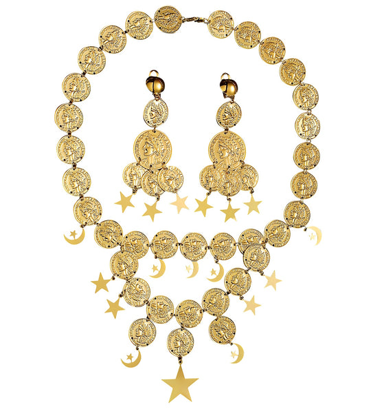 Widmann SRL Boheemse zigeunerin juwelen set munten