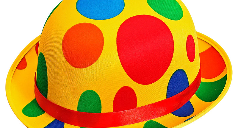 Widmann SRL Bolhoed clown Billy met noppen