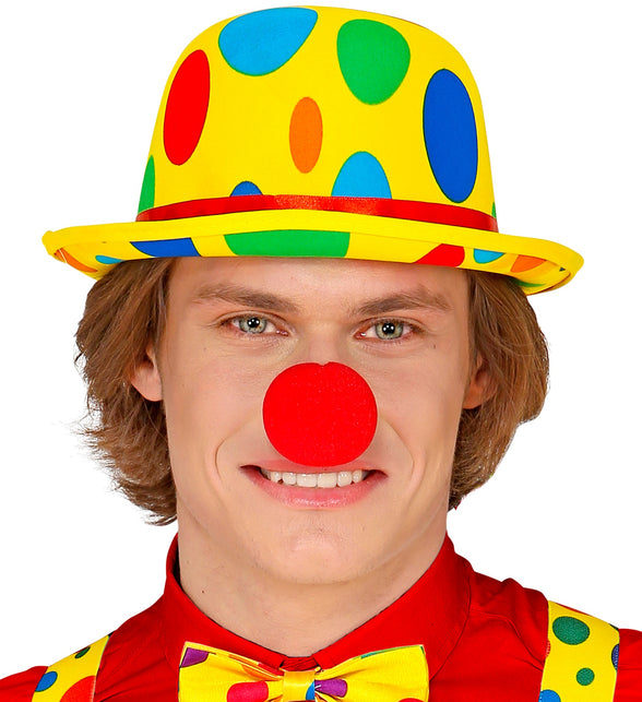 Widmann SRL Bolhoed clown Billy met noppen