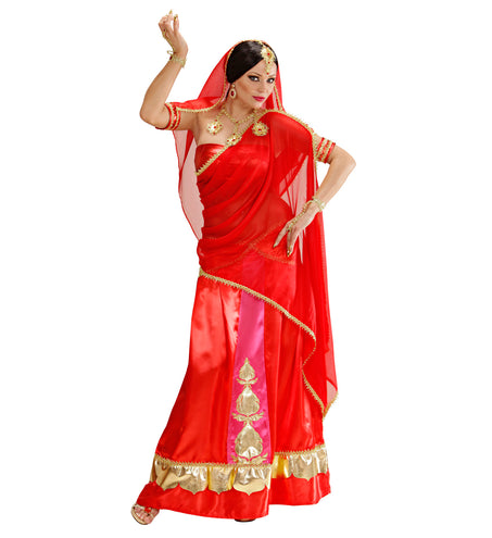 Widmann SRL Bollywood pak rood Indische vrouw