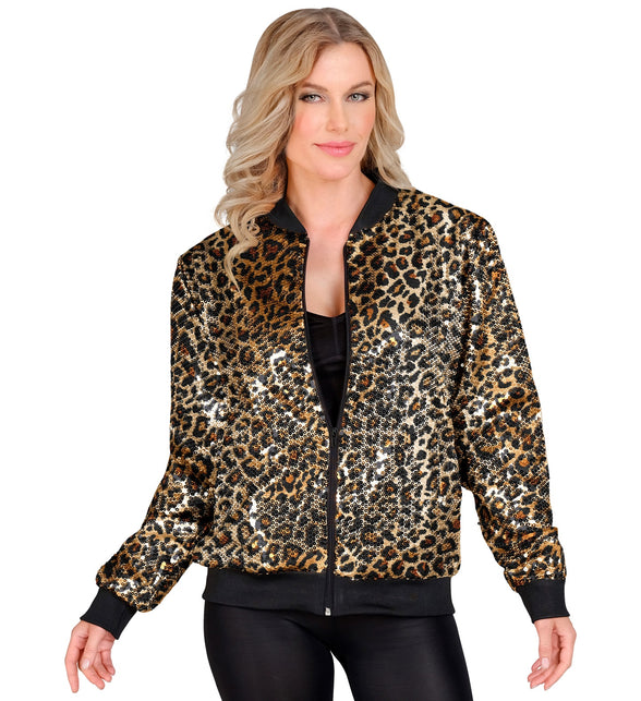 Widmann SRL Bomberjack luipaard