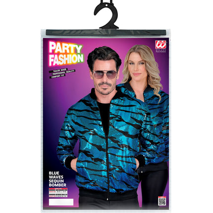 Widmann SRL Bomberjack ocean blauw