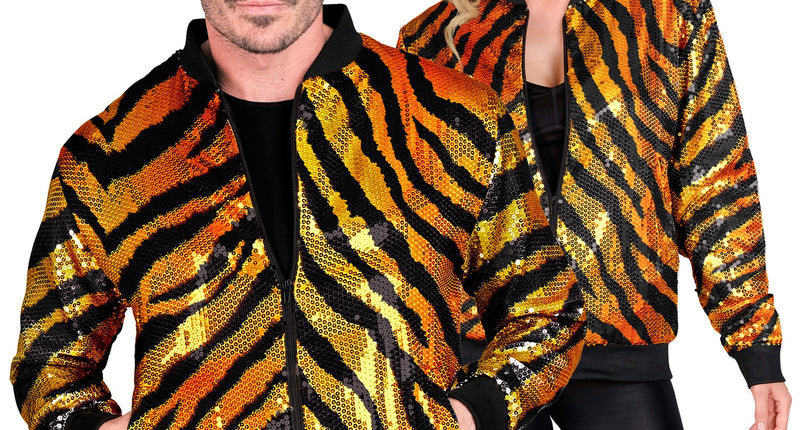 Widmann SRL Bomberjack tijger print