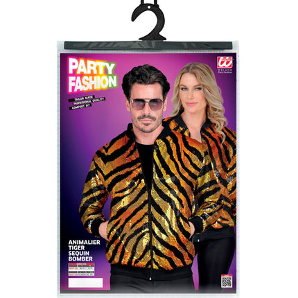 Widmann SRL Bomberjack tijger print