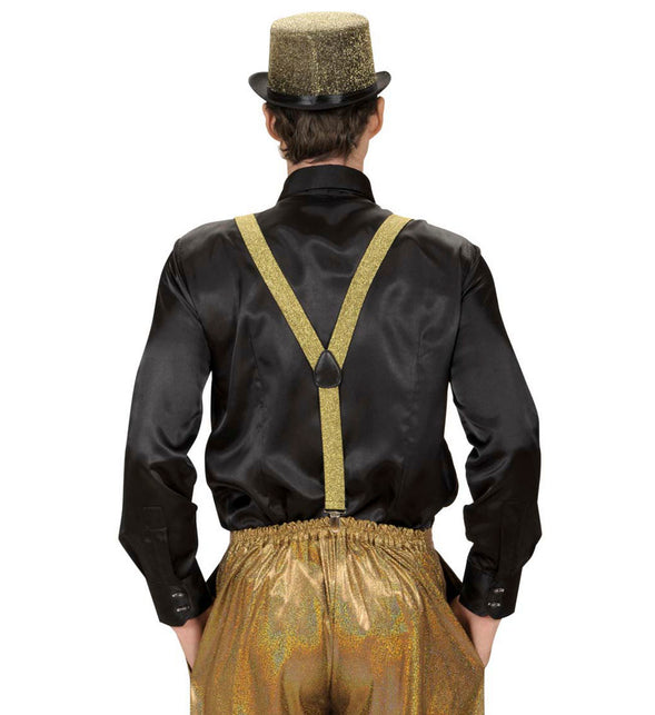 Widmann SRL bretel lurex goud