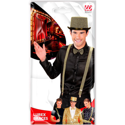 Widmann SRL bretel lurex goud