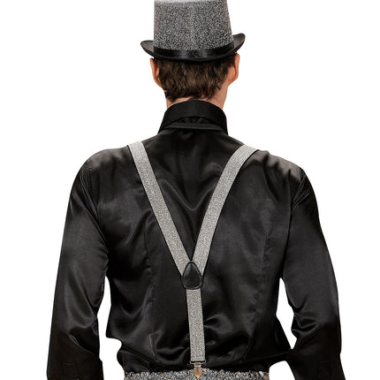 Widmann SRL bretel lurex zilver