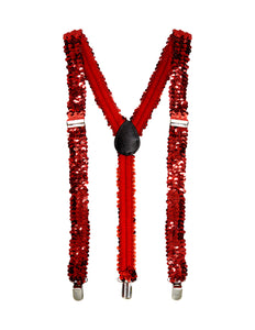 Widmann SRL bretel pailletten rood