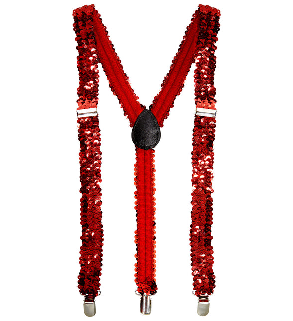 Widmann SRL bretel pailletten rood