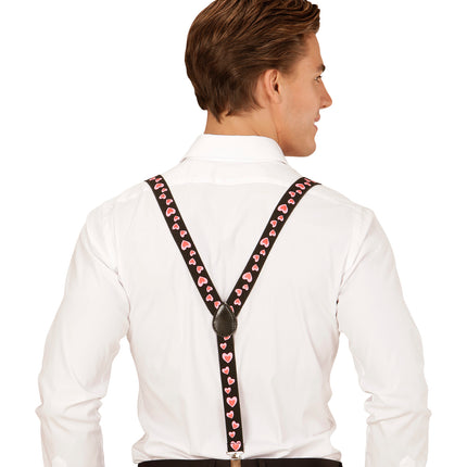 Widmann SRL Bretels met hartjes