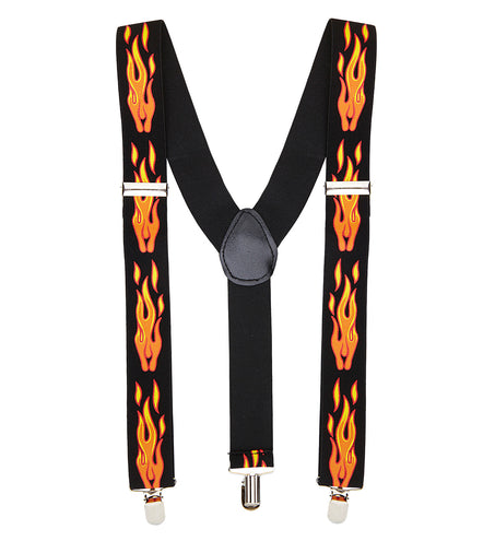 Widmann SRL Bretels met vlammen