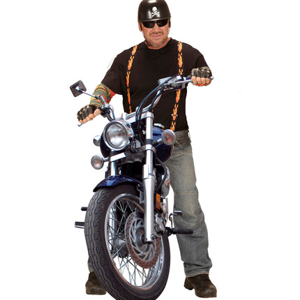 Widmann SRL Bretels met vlammen