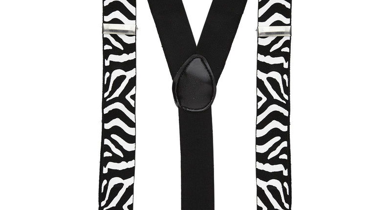 Widmann SRL Bretels zebra zwart-wit