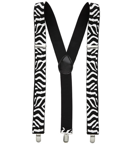 Widmann SRL Bretels zebra zwart-wit