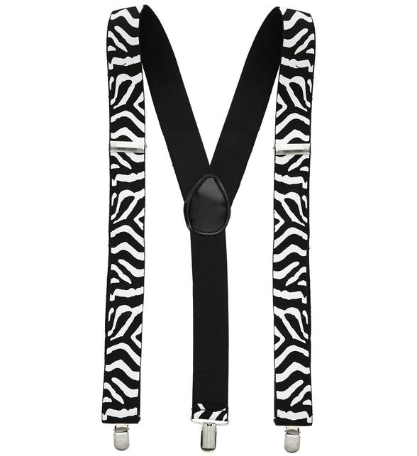 Widmann SRL Bretels zebra zwart-wit