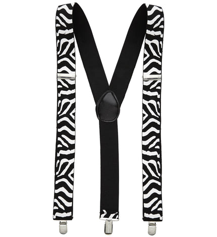 Widmann SRL Bretels zebra zwart-wit
