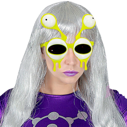 Widmann SRL Bril Alien met dubbele ogen