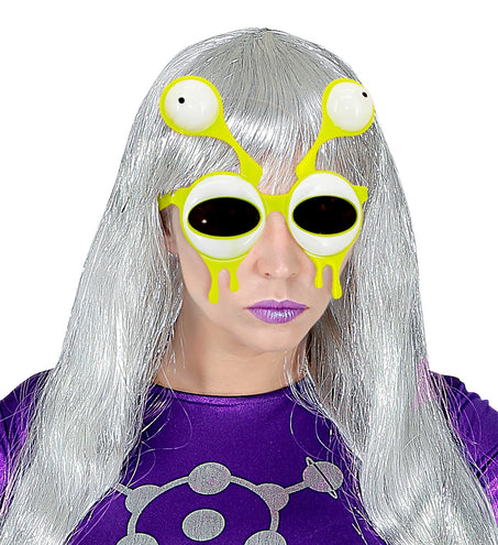 Widmann SRL Bril Alien met dubbele ogen
